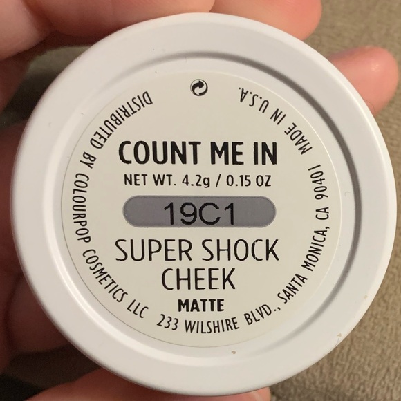 2/$15 Colourpop Super Shock Cheek “Count Me In” - Picture 2 of 2